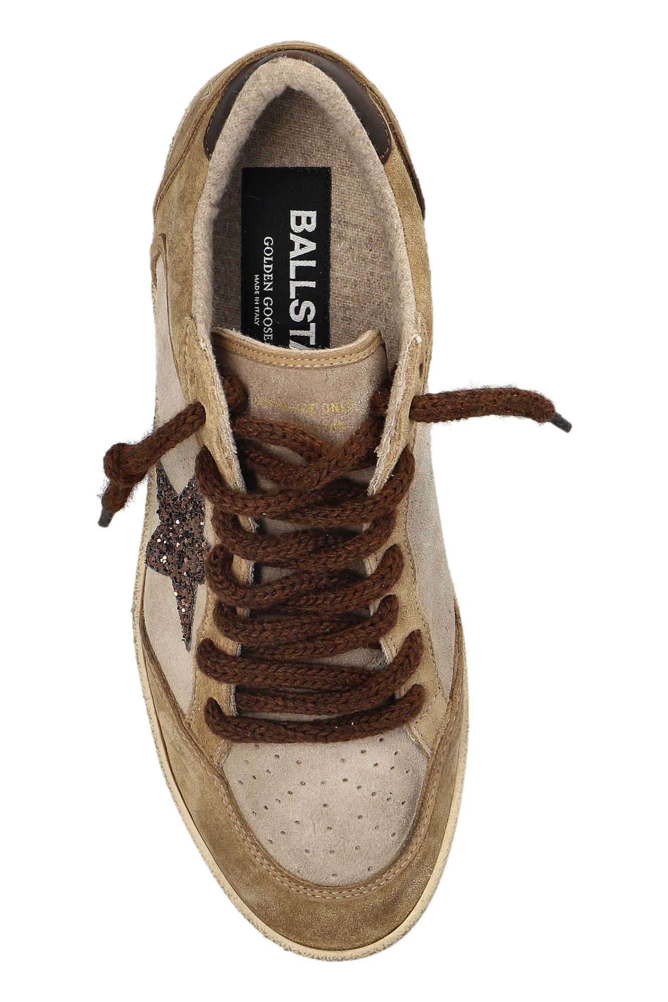 Castanho Ténis desportivos 'Ballstar Double Quarter' Golden Goose